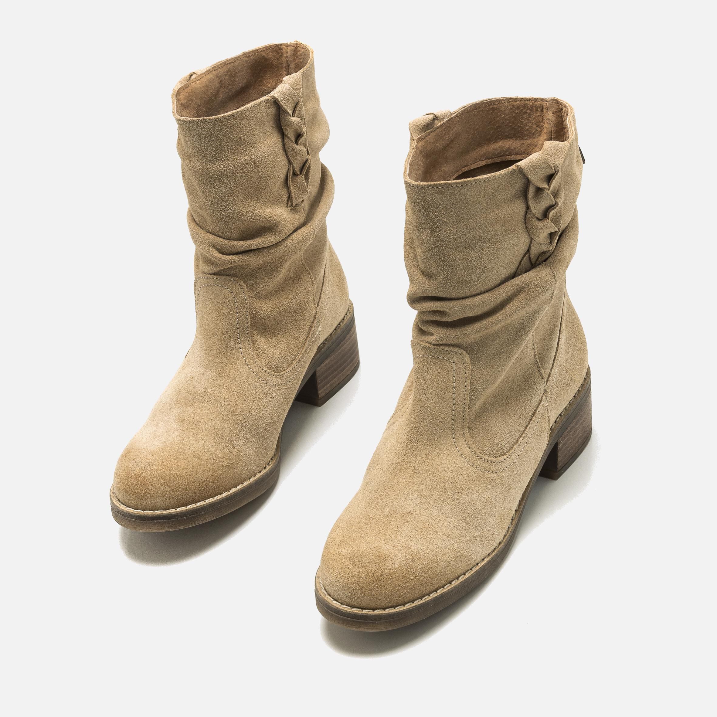 Botines planos ante mujer new arrivals